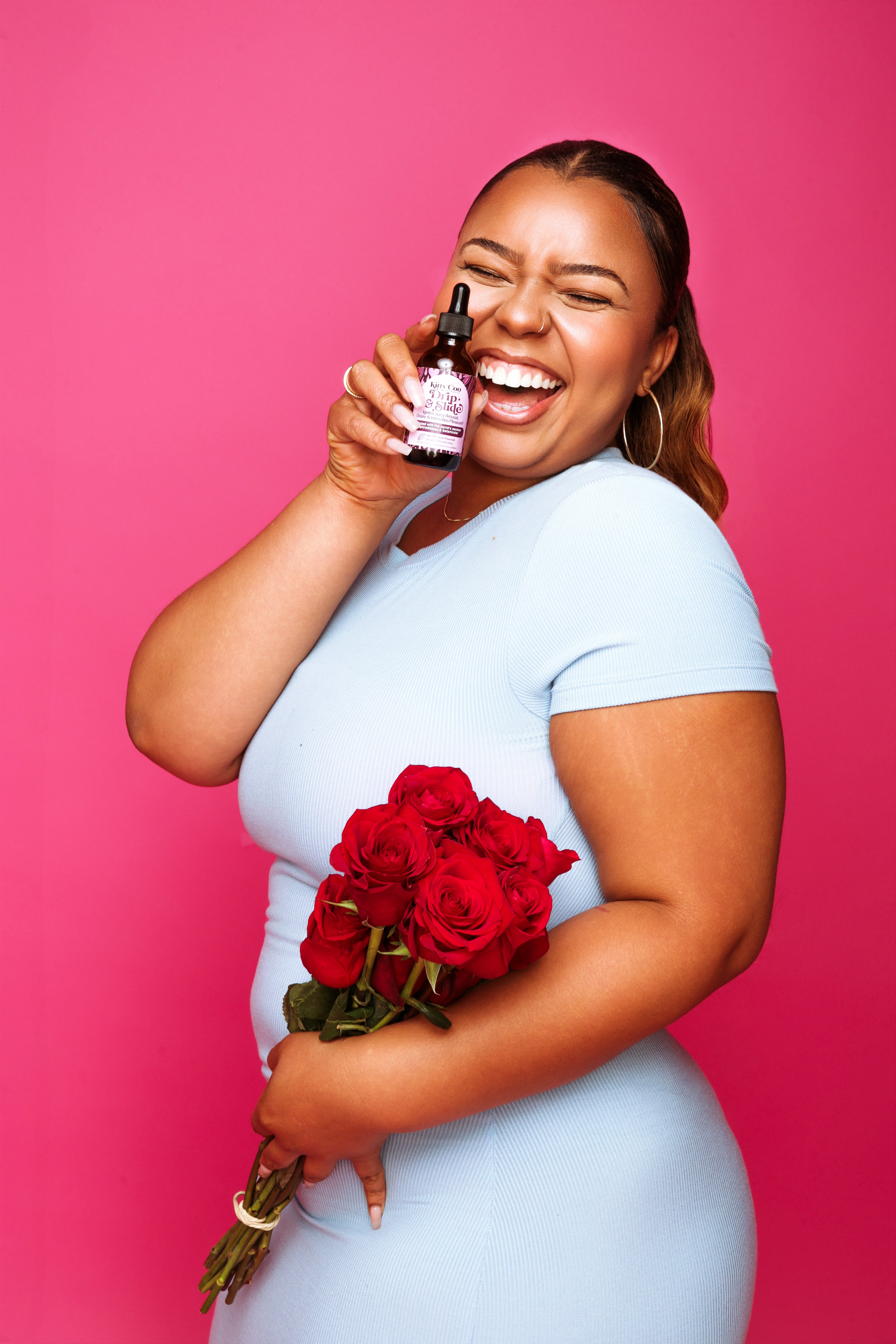 Drip & Slide – Organic Herbal Aphrodisiac Liquid Drops for Libido, Intimate Moisture & Feminine Vitality