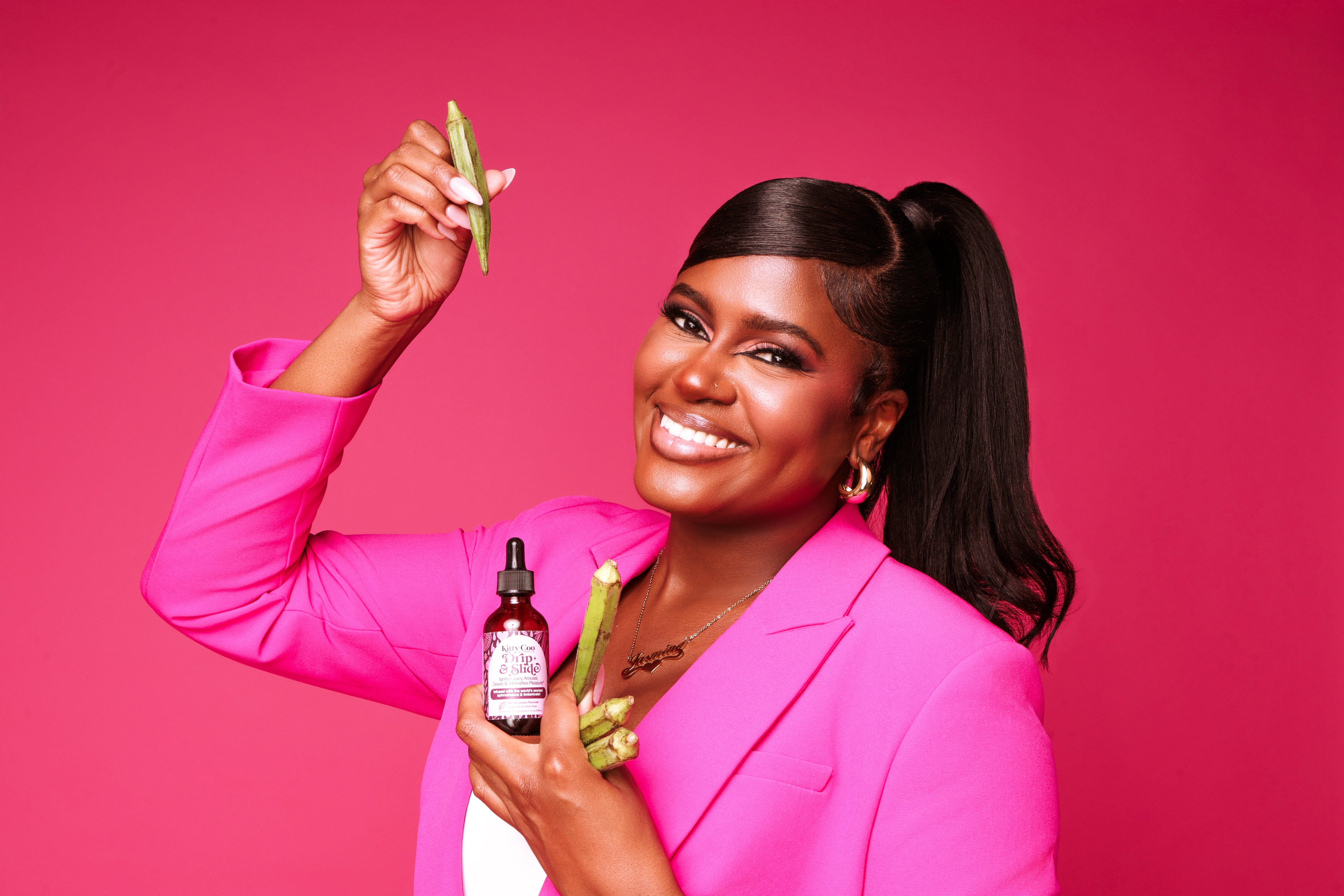 Drip & Slide – Organic Herbal Aphrodisiac Liquid Drops for Libido, Intimate Moisture & Feminine Vitality