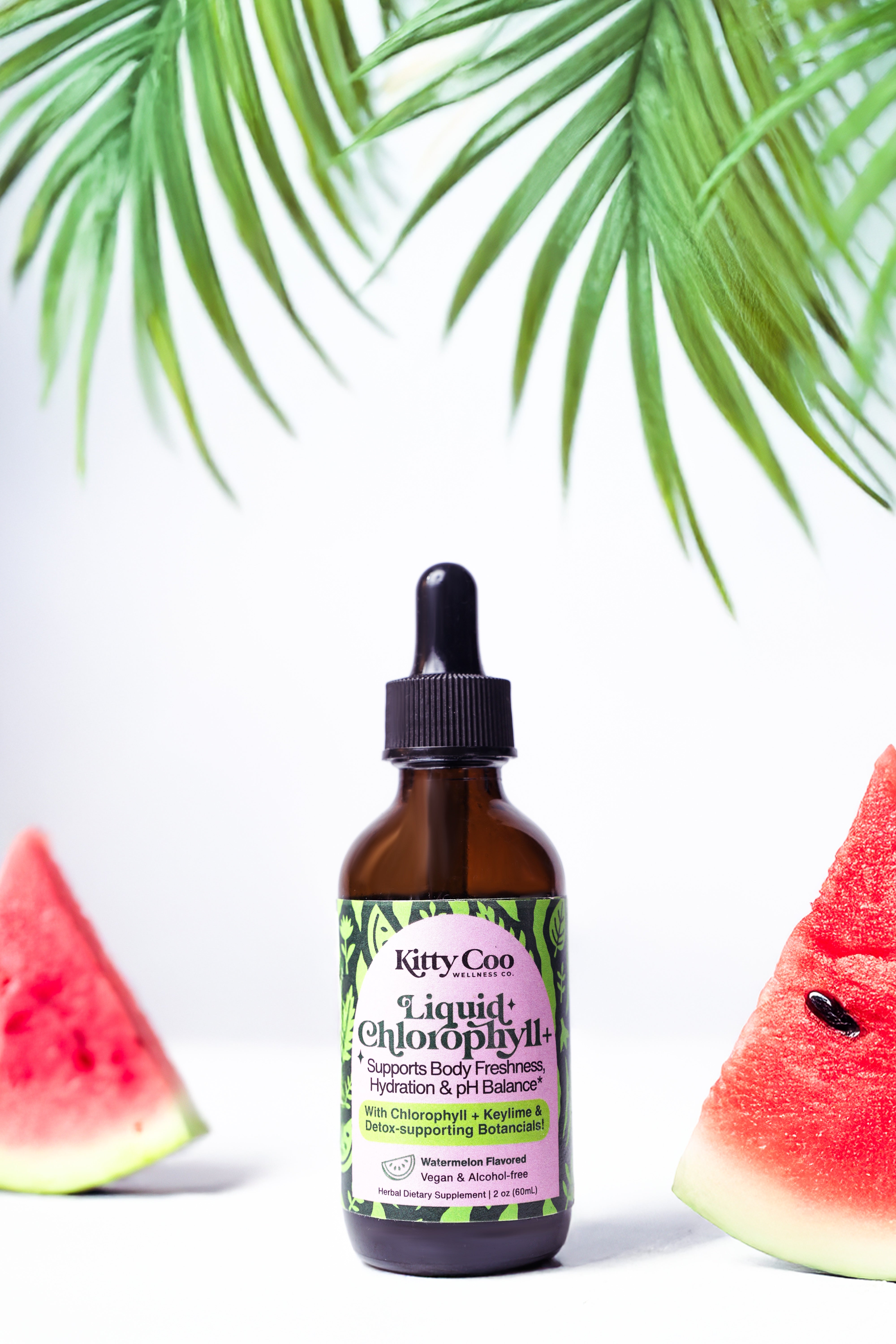 Liquid Chlorophyll+ - Organic Deluxe Vegan Chlorophyll Liquid Drops With Key Lime & Detoxifying Botanicals