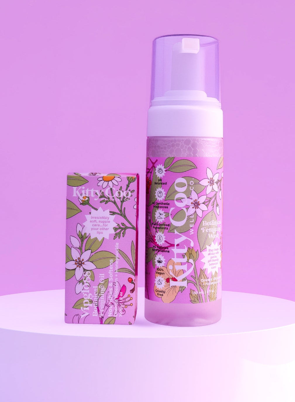 The Botanical Intimate Skincare Bundle (Feminine Wash + Vipgloss)